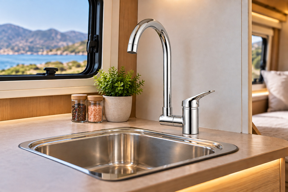 Pencere Önü Mix Batarya Karavan & Tekne